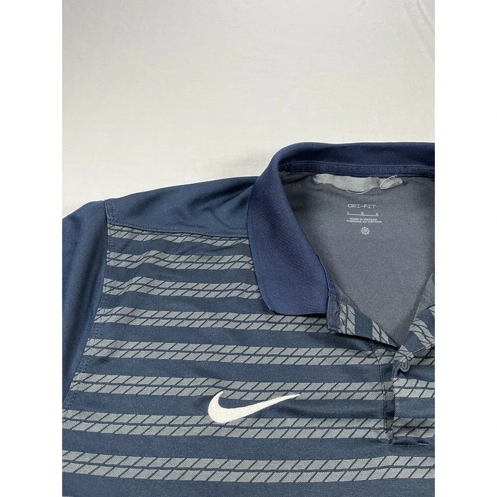 Nike Penn State Nittany Lions Men's L Sideline Coaches Dri-FIT Polo Navy Blue